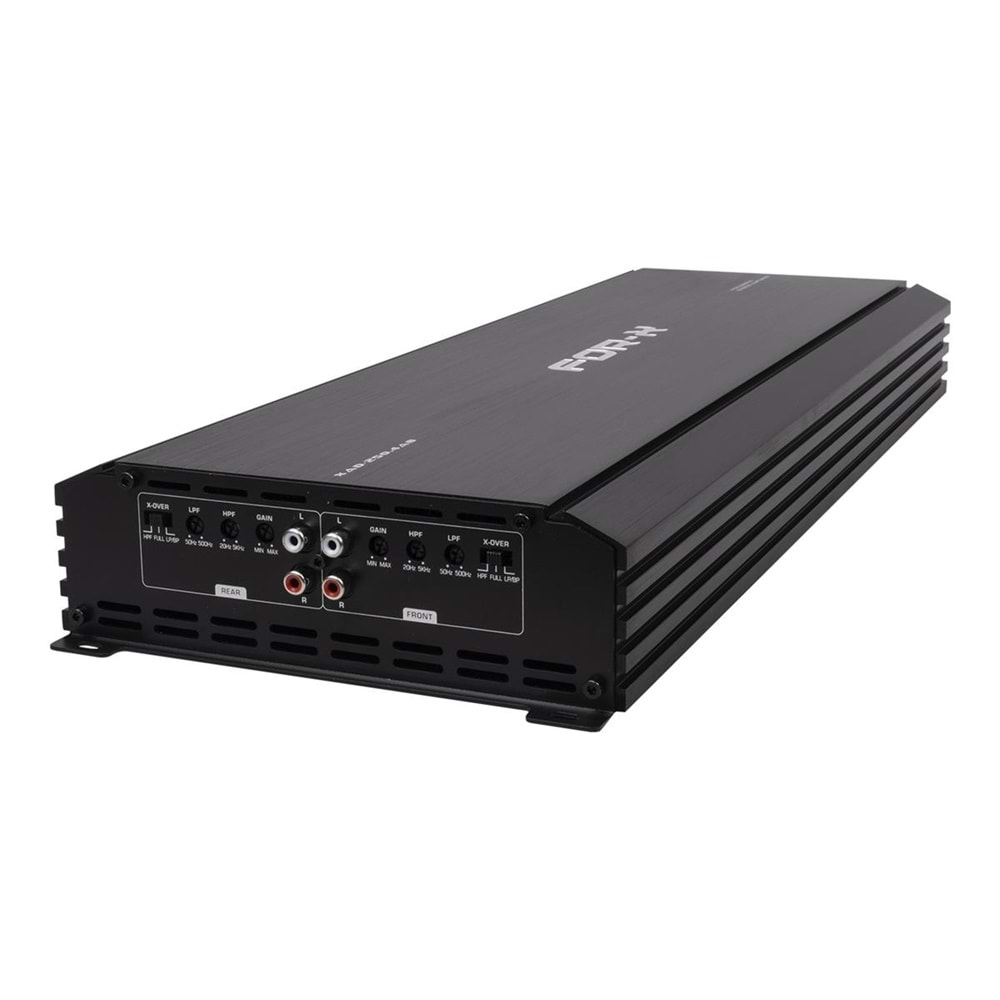 FOR-X 4 Kanal 4 X 250W Bas Kontrollü Oto Amfisi XAP-250.4 AB