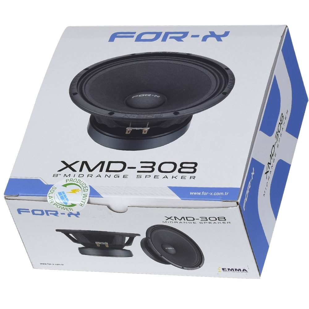 FOR-X 20 Cm 500W Midrange Oto Hoparlör XMD-308