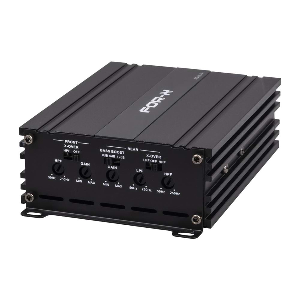 FOR-X 4 Kanal Amfi 50W RMS Android Oem Uyumlu Tak Çalıştır Oto Ses Amplifikatör XQ-50.4A