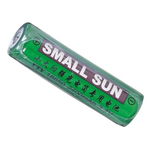 SMALL Sun Yeşil 18650 Pil XTY-18650