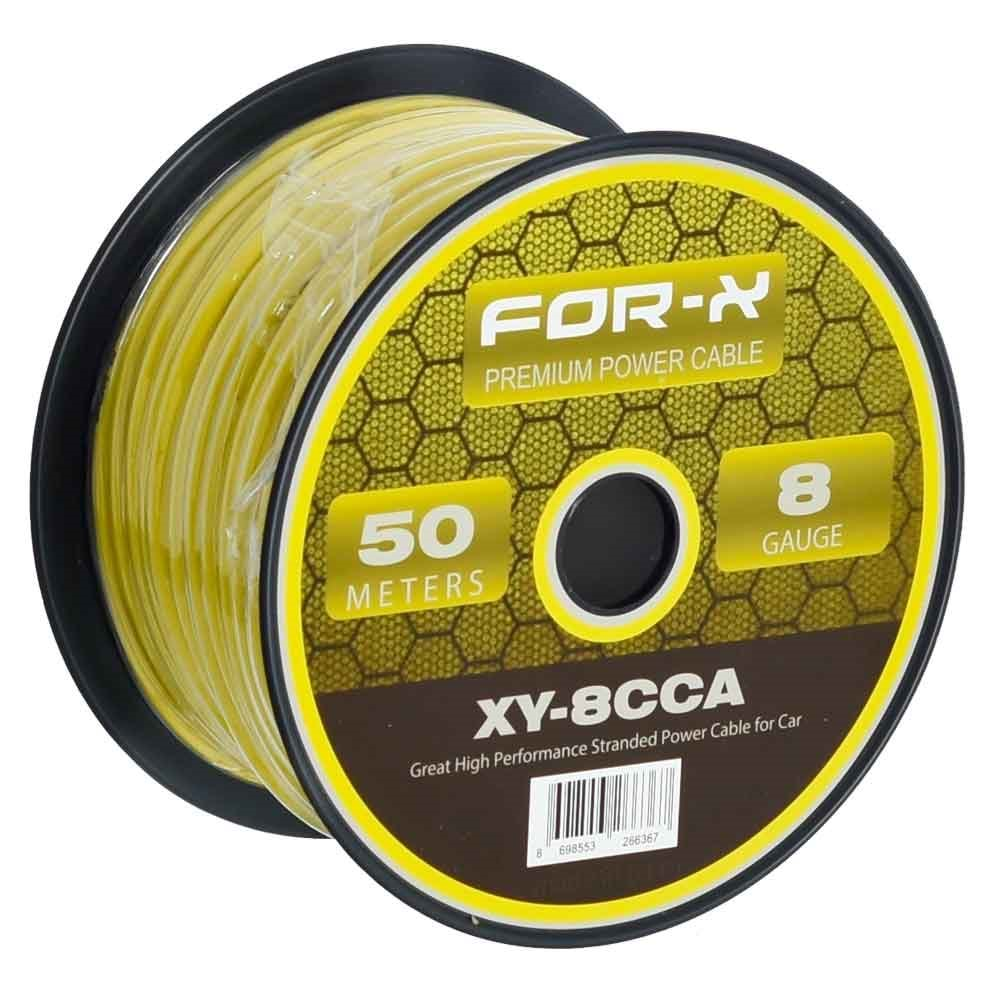 FOR-X 8 GA CCA Power Kablo 50 mt lik Top XY-8 CCA