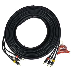 TUNEX 3 Rca ERKek-3 Rca ERKek 10 Mt Kablo ZK-715-10
